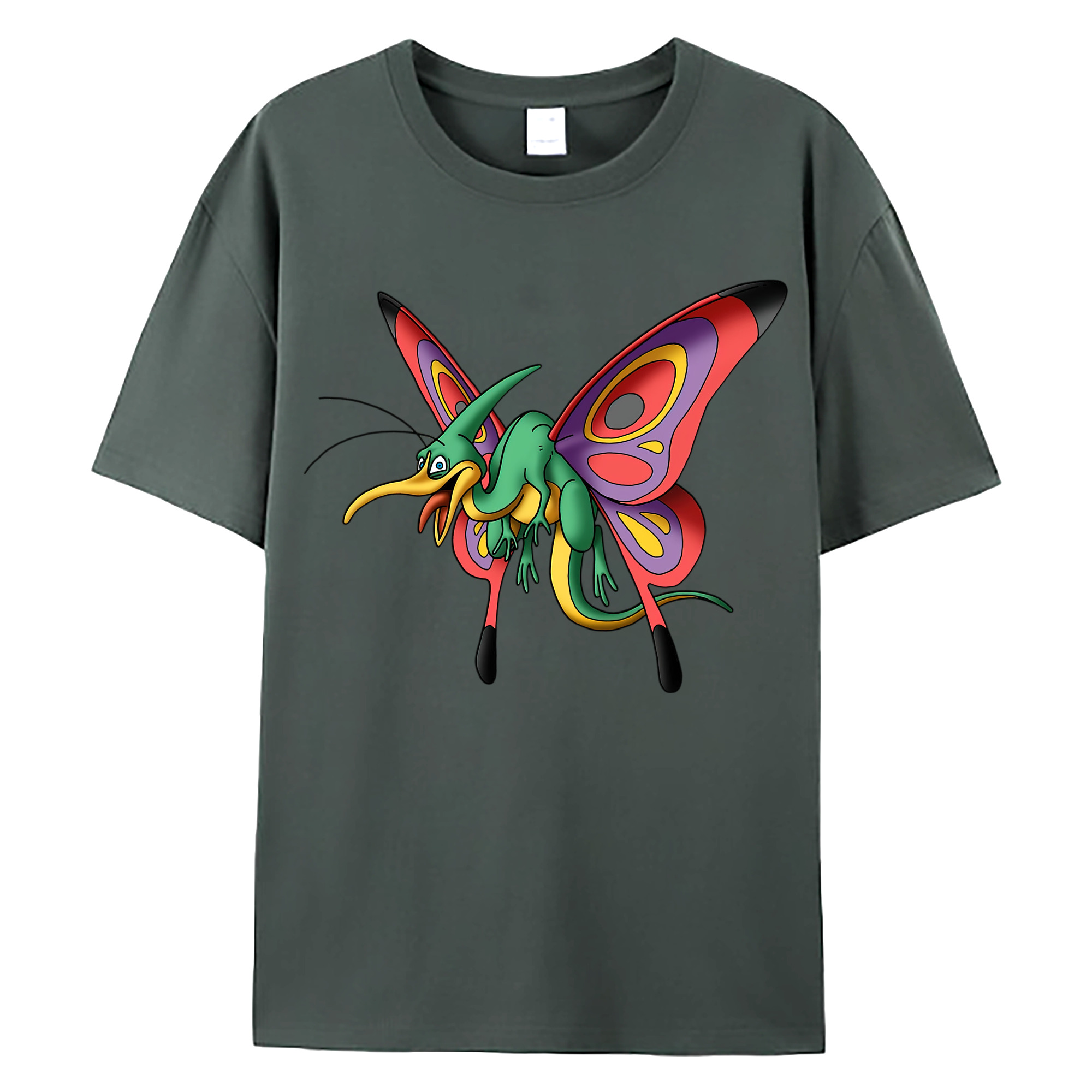 （画像用） ドラゴンクエスト Doragon Kuesuto Dragon Quest 綿100％ メンズ半袖Tシャツ｜肌触りやわらか＆通気性